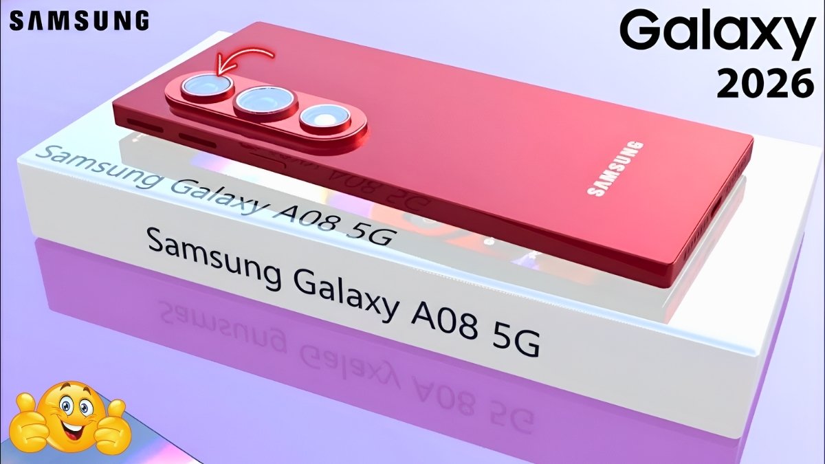 Galaxy A08 5G 2026 Smartphone con Estilo Premium y Batería de 5500mAh
